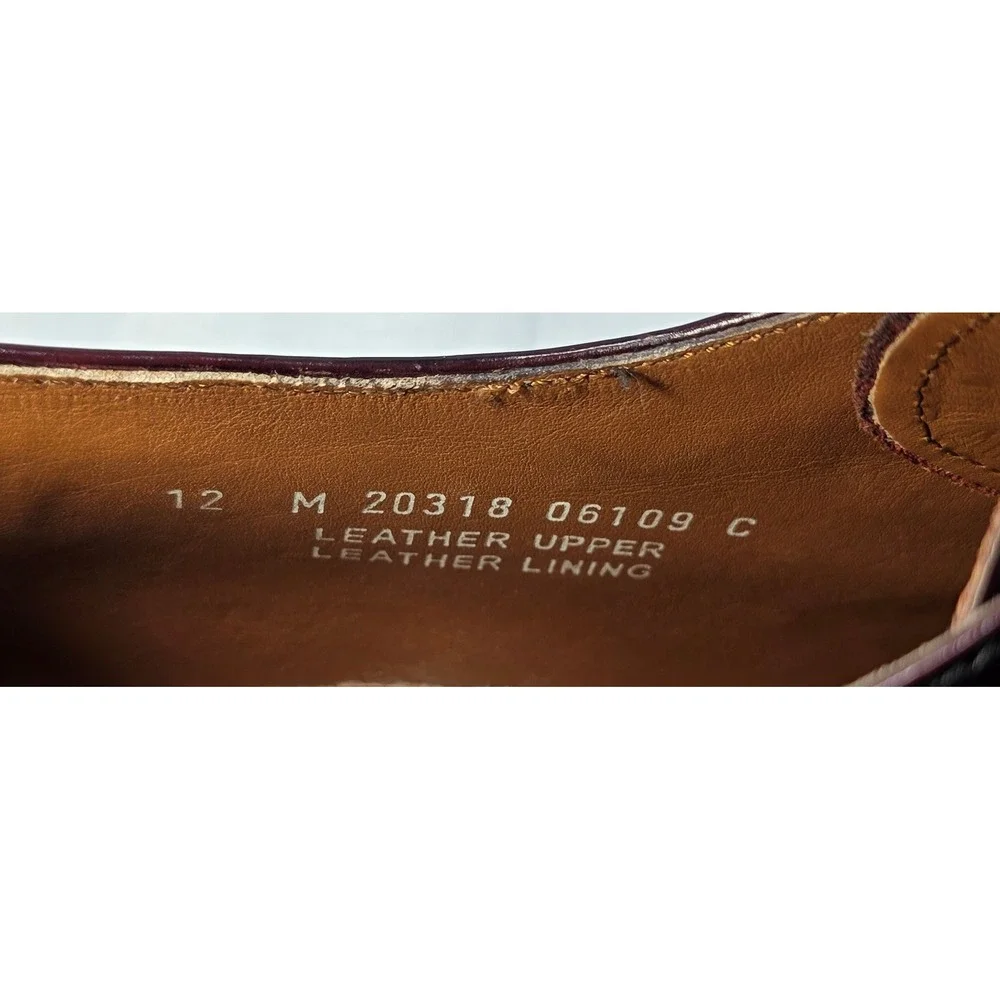 Bostonian Classics First Flex‎ Men's Burgundy Leather Wingtip Oxford Shoes